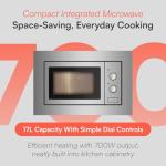 Cookology IM17LSS Built-in Stainless Steel Microwave