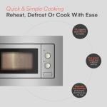 Cookology IM17LSS Built-in Stainless Steel Microwave