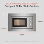 Cookology IM17LSS Built-in Stainless Steel Microwave
