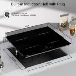 COVERCOOK 4-Burner Induction Electric Cooktop