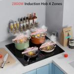 COVERCOOK 4-Burner Induction Electric Cooktop