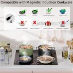COVERCOOK 4-Burner Induction Electric Cooktop