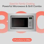 Cookology Stainless Steel 20L Built-in Microwave & Grill