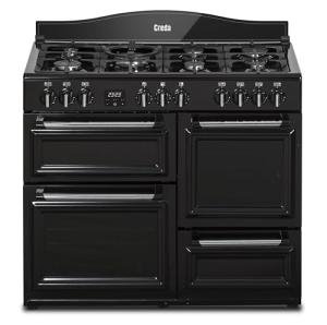 Creda 100cm Dual Fuel Range Cooker - Black