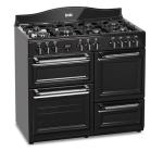 Creda 100cm Dual Fuel Range Cooker - Black