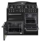 Creda 100cm Dual Fuel Range Cooker - Black