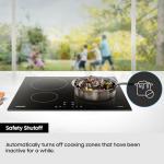 Samsung Black Induction Hob with 4 Cooking Zones