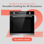 Cookology TOF650SS Multifunction Electric Oven 72L