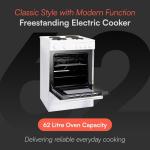 Cookology 60cm 62L Electric Cooker with Hob