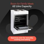 Cookology 60cm 62L Electric Cooker with Hob