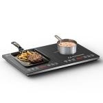 AMZCHEF Portable Double Induction Cooker with Timer