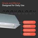 90cm Stainless Steel Integrated Cooker Hood