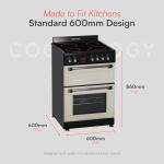Cookology Retro 60cm Double Cavity Oven with Hob