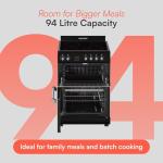 Cookology Retro 60cm Double Cavity Oven with Hob
