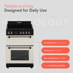 Cookology Retro 60cm Double Cavity Oven with Hob