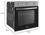 Candy 70L Stainless Steel Convection Oven, 60 cm