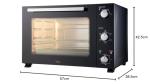 Cooks Professional 48L Electric Mini Oven