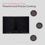 Cookology 80cm Electric Induction Hob with Extractor
