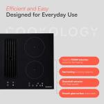 Cookology 80cm Electric Induction Hob with Extractor