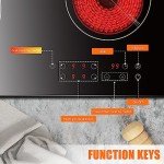 Karinear 60cm 4-Zone Electric Ceramic Cooktop