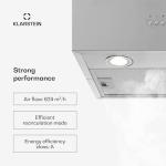 Klarstein Structura Island Extractor Hood - Silver