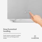 Klarstein Structura Island Extractor Hood - Silver