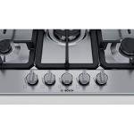 Bosch 75 cm Stainless Steel Gas Hob, Serie 4