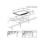 Zanussi 60cm Black 4 Zone Ceramic Hob