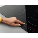 Zanussi 60cm Black 4 Zone Ceramic Hob