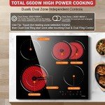 60cm 4 Zone Touch Control Ceramic Hob