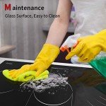 77cm Built-in Electric Ceramic Cooktop with 5 Zones