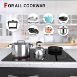 77cm Built-in Electric Ceramic Cooktop with 5 Zones