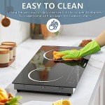 Karinear 2 Zone Electric Ceramic Hob with Timer