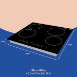 Russell Hobbs 59cm Ceramic Electric Hob with Timer