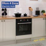 Russell Hobbs 59cm Ceramic Electric Hob with Timer