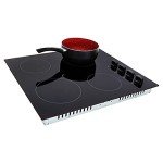 Cookology 60cm Black Ceramic Hob with 4 Zones