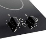 SIA 30cm 2 Burner Black Ceramic Electric Hob