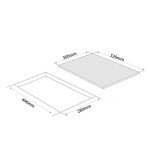 SIA 30cm 2 Burner Black Ceramic Electric Hob