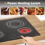 Disaenvir 4 Zone 60cm Ceramic Electric Hob