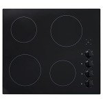Cookology 60cm Black Ceramic Hob with 4 Zones