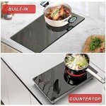 Hobsir 30cm 2 Zone Touch Control Electric Hob