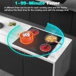 Deliteer 4 Zone 59cm Electric Ceramic Hob