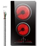 Nefaracy 30cm Electric Ceramic Hob with Timer
