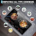 Jessier Double Ceramic Electric Hob with Timer