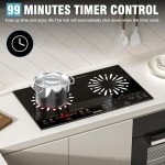 Jessier Double Ceramic Electric Hob with Timer
