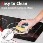 Nefaracy 30cm Electric Ceramic Hob with Timer