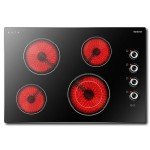 4 Zone Ceramic Electric Hob with Knob Control