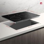 GASLAND CH90BF 90cm Glass Ceramic Hob 5 Zones