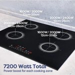 Ciarra 4-Zone Induction Hob with Power Booster