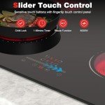 Hobsir 60cm Electric Ceramic Hob with Touch Control
